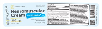 Active Ingredient (Neuromuscular Cream Label (59.2 mL))